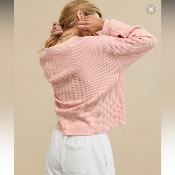 Aerie waffle Henley shirt - Picture 6 of 6